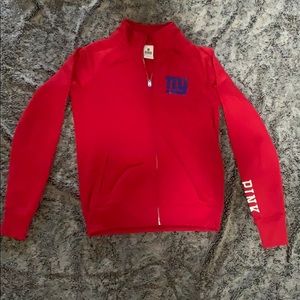 Victoria’s Secret pink giants zip up